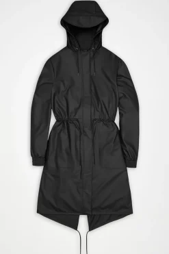 String W Parka Black