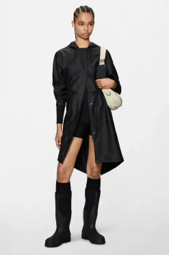 String W Parka Black