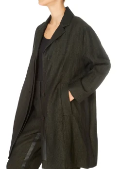 'Teno' Long Wool Jacket