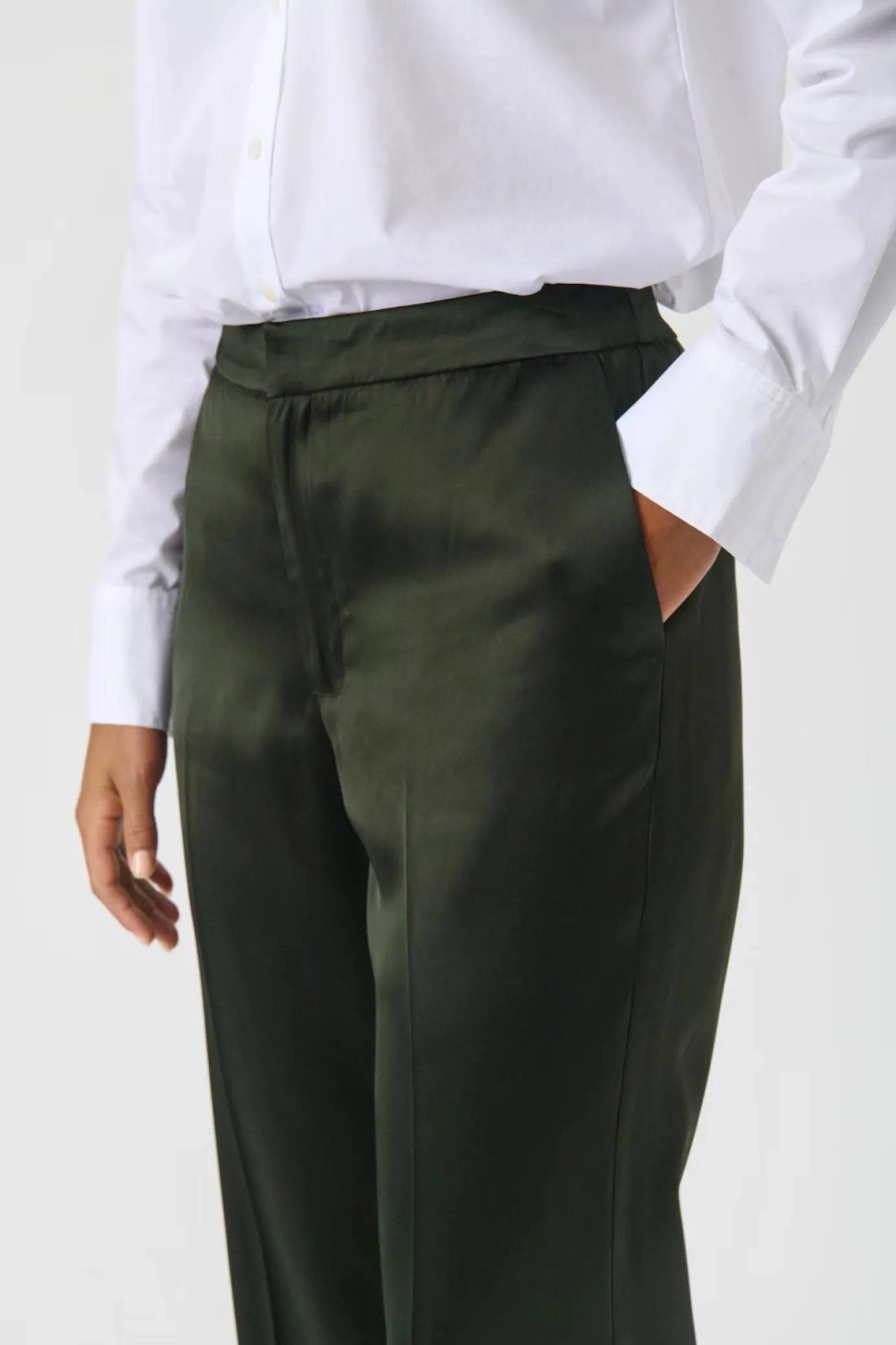 Uma Rosin Green Trousers