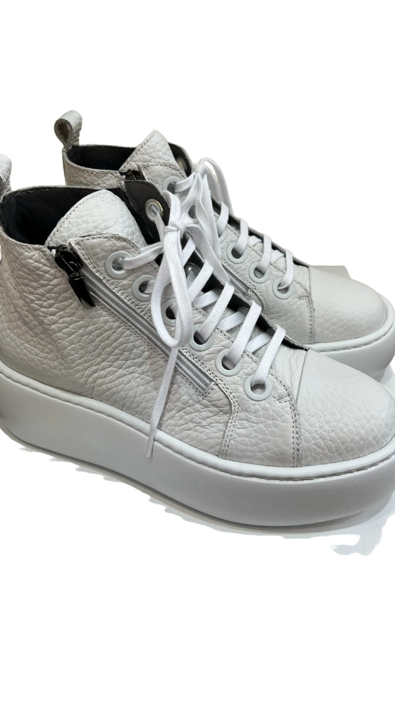White Sneaker Trainer Boots