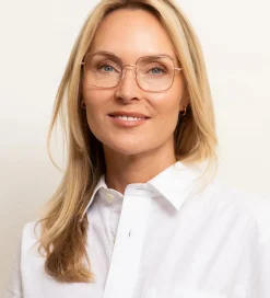 Wilma Rose Gold Tinted Reading Glasses